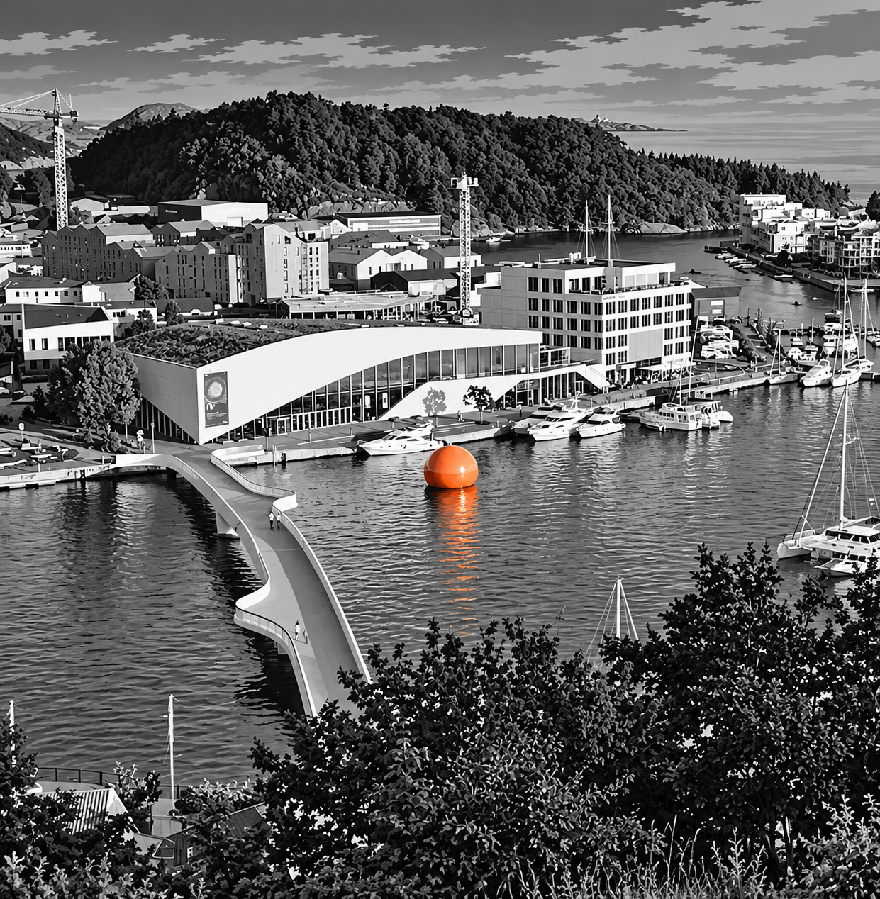 Utsikt over Mandal